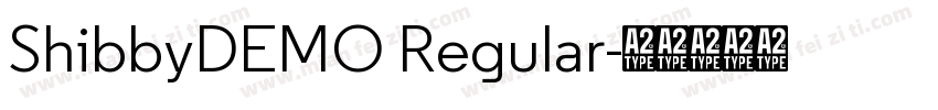 ShibbyDEMO Regular字体转换